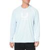 imageHUK Mens Icon Hoodie Fishing Shirt with Sun ProtectionIce Water