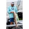 imageHUK Mens Icon Hoodie Fishing Shirt with Sun ProtectionMarine Blue