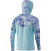 imageHUK Mens Icon X Camo Hoodie UPF 50 LongSleeve Fishing ShirtMossy Oak Evenflow