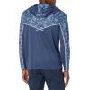 imageHUK Mens Icon X Camo Hoodie UPF 50 LongSleeve Fishing ShirtRunning Lakes  Sargasso Sea