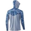 imageHUK Mens Icon X Camo Hoodie UPF 50 LongSleeve Fishing ShirtTide Change  Exuma