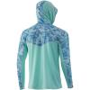 imageHUK Mens Icon X Camo Hoodie UPF 50 LongSleeve Fishing ShirtTide Change  Exuma