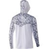 imageHUK Mens Icon X Camo Hoodie UPF 50 LongSleeve Fishing ShirtTide Change  Hogs Back