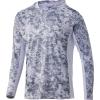 imageHUK Mens Icon X Camo Hoodie UPF 50 LongSleeve Fishing ShirtTide Change  Hogs Back