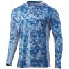 imageHUK Mens Icon X Camo Hoodie UPF 50 LongSleeve Fishing ShirtTide Change  the Edge