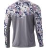 imageHUK Mens Icon X Camo Long Sleeve Performance Fishing ShirtCurrent Ocean Tally