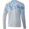 imageHUK Mens Icon X Camo Long Sleeve Performance Fishing ShirtFade  Inshore