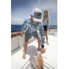 imageHUK Mens Icon X Camo Long Sleeve Performance Fishing ShirtIce Boat  Refraction