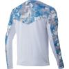 imageHUK Mens Icon X Camo Long Sleeve Performance Fishing ShirtIce Boat  Refraction