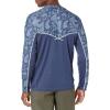 imageHUK Mens Icon X Camo Long Sleeve Performance Fishing ShirtRunning Lakes  Sargasso Sea