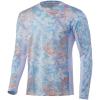 imageHUK Mens Icon X Camo Long Sleeve Performance Fishing ShirtTide Change  Exuma