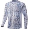 imageHUK Mens Icon X Camo Long Sleeve Performance Fishing ShirtTide Change  Exuma
