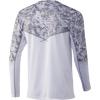 imageHUK Mens Icon X Camo Long Sleeve Performance Fishing ShirtTide Change Fade  Hogs Back