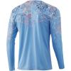 imageHUK Mens Icon X Camo Long Sleeve Performance Fishing ShirtTide Change Fade  Horizon