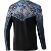 imageHUK Mens Icon X Camo Long Sleeve Performance Fishing ShirtTide Change Fade  Perigian