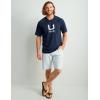 imageHUK Mens Icon X Crew ShortSleeve Performance Fishing ShirtNaval Academy