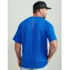 imageHUK Mens Icon X Crew ShortSleeve Performance Fishing ShirtOcean Blue