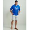 imageHUK Mens Icon X Crew ShortSleeve Performance Fishing ShirtOcean Blue