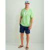 imageHUK Mens Icon X Crew ShortSleeve Performance Fishing ShirtSummer Green