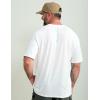 imageHUK Mens Icon X Crew ShortSleeve Performance Fishing ShirtWhite