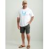 imageHUK Mens Icon X Crew ShortSleeve Performance Fishing ShirtWhite