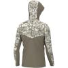 imageHUK Mens Icon X Pattern Hoodie Fishing Shirt with Sun ProtectionInside Reef  Overland
