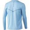 imageHUK Mens Icon X Pocket Shirt  LongSleeve Performance ShirtBaltic Sea