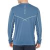 imageHUK Mens Icon X Pocket Shirt  LongSleeve Performance ShirtTitanium Blue