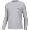 imageHUK Mens Kc Pursuit Long Sleeve Sun Protecting Fishing ShirtKc Freestyle Redfish  Harbor Mist