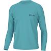 imageHUK Mens Kc Pursuit Long Sleeve Sun Protecting Fishing ShirtKc Palm Truckin  Ipanema