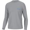 imageHUK Mens Kc Pursuit Long Sleeve Sun Protecting Fishing ShirtKc Portable Dock  Harbor Mist