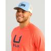 imageHUK Mens Kc Scott Patterned Icon Crew Performance Long Sleeve Fishing ShirtKc  Fresh Salmon