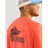 imageHUK Mens Kc Scott Patterned Icon Crew Performance Long Sleeve Fishing ShirtKc  Fresh Salmon