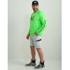 imageHUK Mens Kc Scott Patterned Icon Crew Performance Long Sleeve Fishing ShirtKc  Summer Green
