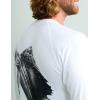 imageHUK Mens Kc Scott Patterned Icon Crew Performance Long Sleeve Fishing ShirtWhite