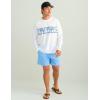 imageHUK Mens Kc Scott Patterned Pursuit Hoodie Hooded Fishing ShirtQuiet Harbor