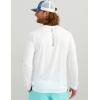 imageHUK Mens Kc Scott Patterned Pursuit Hoodie Hooded Fishing ShirtWhite
