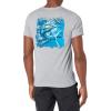 imageHUK Mens Kc Scott Short Sleeve Tee  Performance Fishing TShirtMarlin  Sharkskin Heather