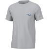 imageHUK Mens Kc Scott Short Sleeve Tee Performance Fishing TShirtBrew Dock  Harbor Mist