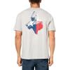 imageHUK Mens Kc Scott Short Sleeve Tee Performance Fishing TShirtTexas Redfish  Harbor Mist