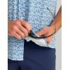 imageHUK Mens Kona Pattern Short Sleeve Fishing Button Down ShirtMarolina Blue
