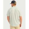 imageHUK Mens Kona Pattern Short Sleeve Fishing Button Down ShirtSummer Green