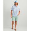 imageHUK Mens Kona Pattern Short Sleeve Fishing Button Down ShirtWhite 20