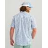 imageHUK Mens Kona Pattern Short Sleeve Fishing Button Down ShirtWhite 20