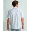 imageHUK Mens Kona Short Sleeve Fishing Button Down ShirtKona Graphic  Harbor Mist