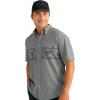 imageHUK Mens Kona Short Sleeve Fishing Button Down ShirtKona Graphic  Night Owl