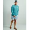imageHUK Mens Long Sleeve Performance Tee Fishing TShirtStorm Blue
