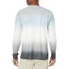 imageHUK Mens Pattern Pursuit Long Sleeve Performance Fishing ShirtFlare Rade  Overcast Grey