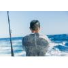 imageHUK Mens Pattern Pursuit Long Sleeve Performance Fishing ShirtMahi Stripes  Iron