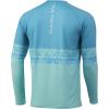 imageHUK Mens Pattern Pursuit Long Sleeve Performance Fishing ShirtSalt Stripe  Porcelain Blue